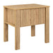 Thayer One Drawer End Table/Bedside Table-Natural