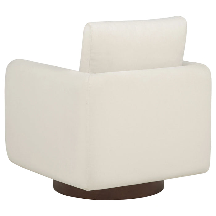 Iris Upholstered Swivel Accent Chair