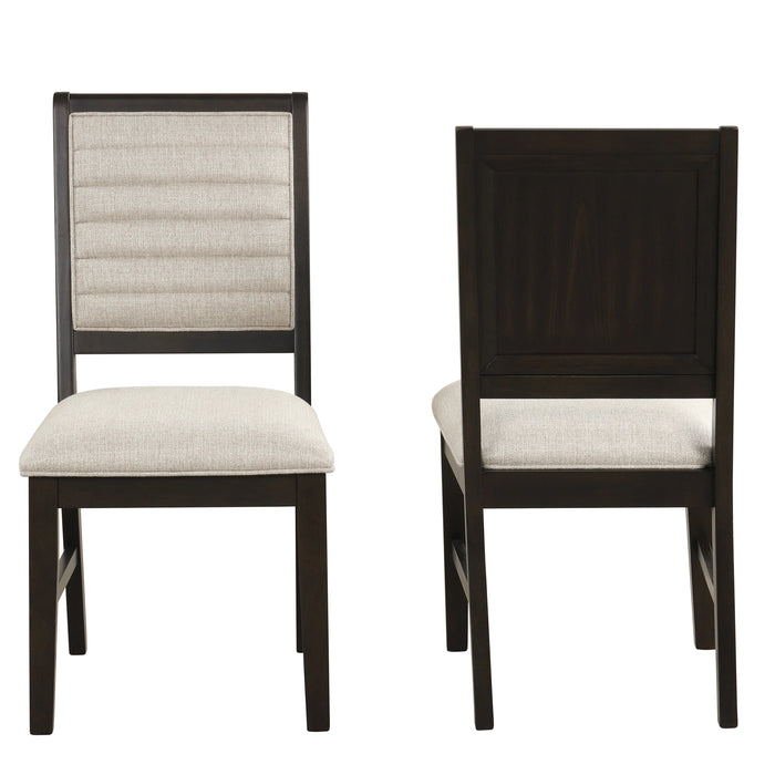Plateau Side Chair (2 Per Carton)-Rustic Espresso