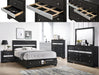Crown Mark Regata Queen Storage Bed in Black image