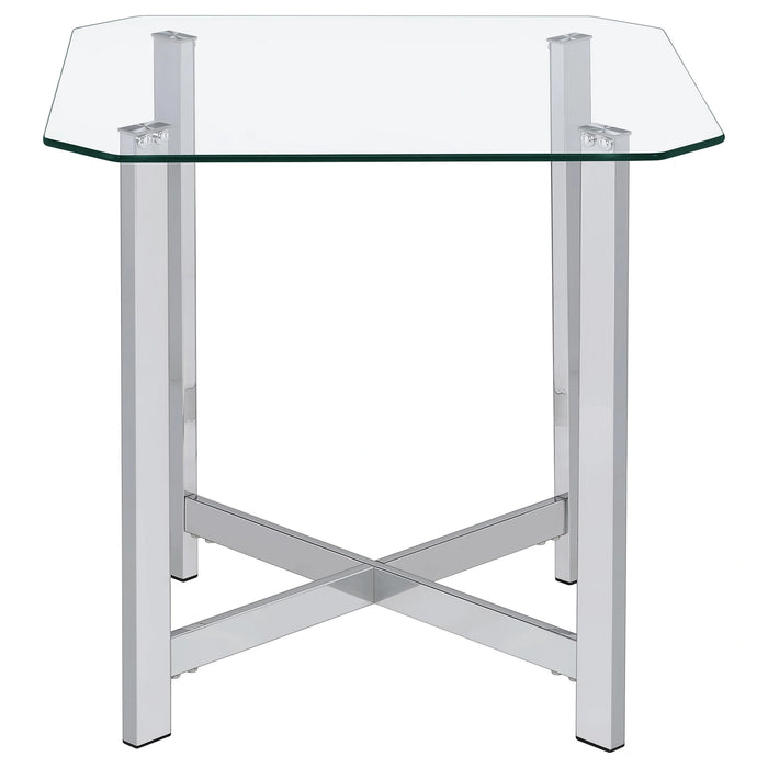 Cronin Glass Top Coffee Table Set