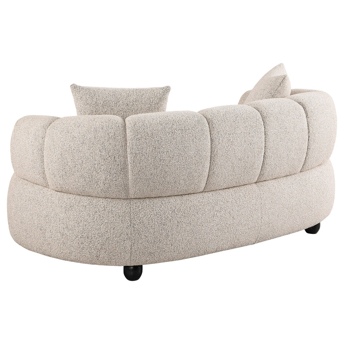 Whitney Woven Fabric Upholstered Loveseat