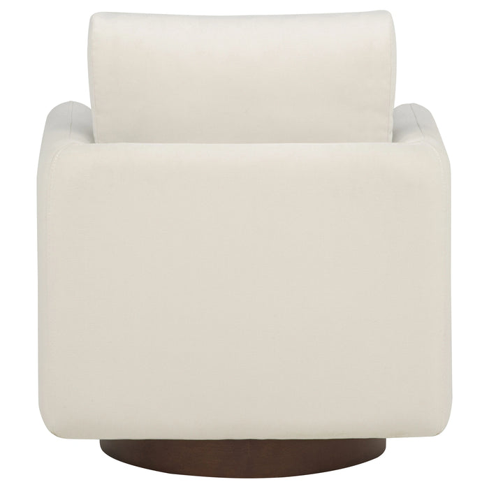 Iris Upholstered Swivel Accent Chair