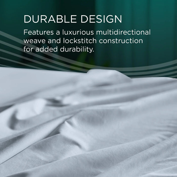 TEMPUR Luxe Egyptian Cotton Pillowcase Set - Mattress & Furniture Super Center (Tampa, FL)