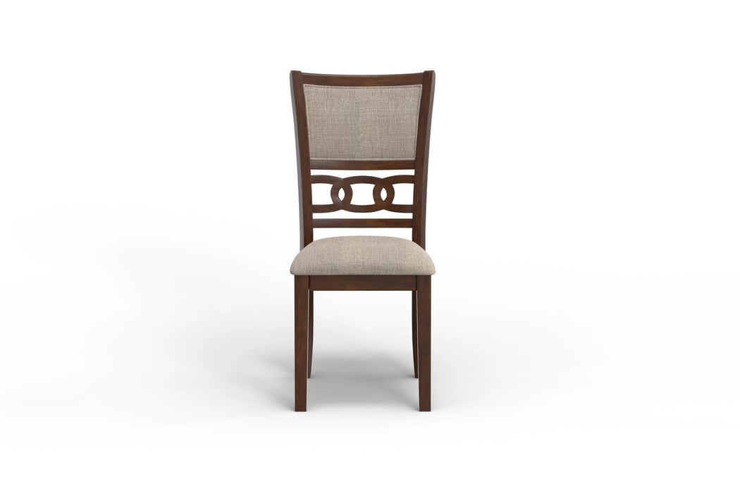 Gia 5 Pc 48" Rectangle Dining Table & 4 Chairs-Cherry