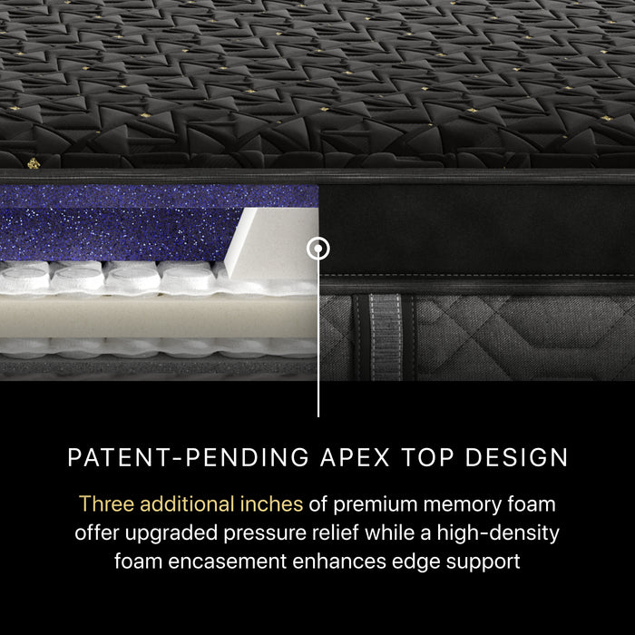 Beautyrest BlackÂ® Series Four 16" Hybrid Plush Apex Top Mattress