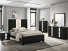 Crown Mark Furniture Rangley Queen Panel Bed in Black B6835-Q image