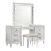Valentino Dressing Table Mirror (Bulbs Not Included)-White