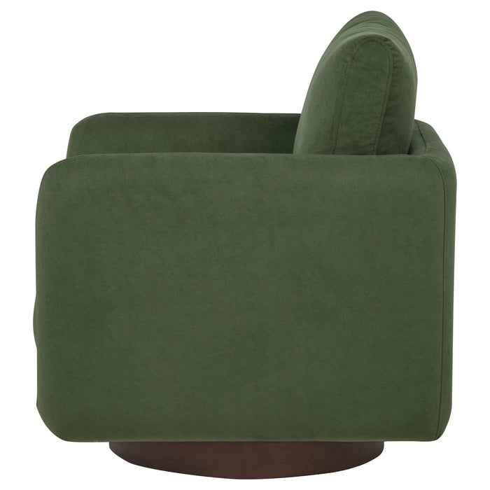 Iris Upholstered Swivel Accent Chair