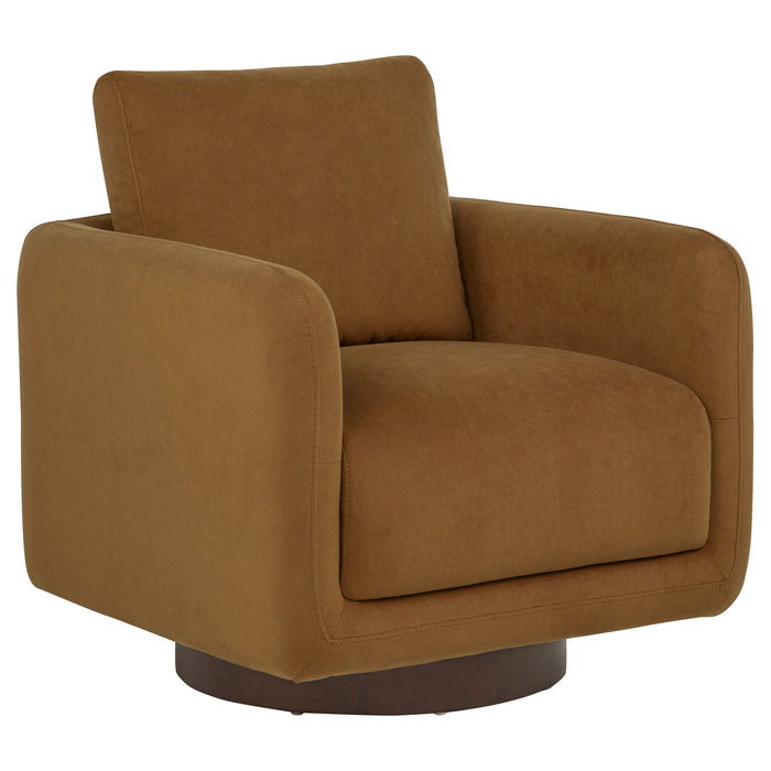 Iris Upholstered Swivel Accent Chair