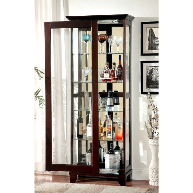 LUDDEN Dark Walnut Curio