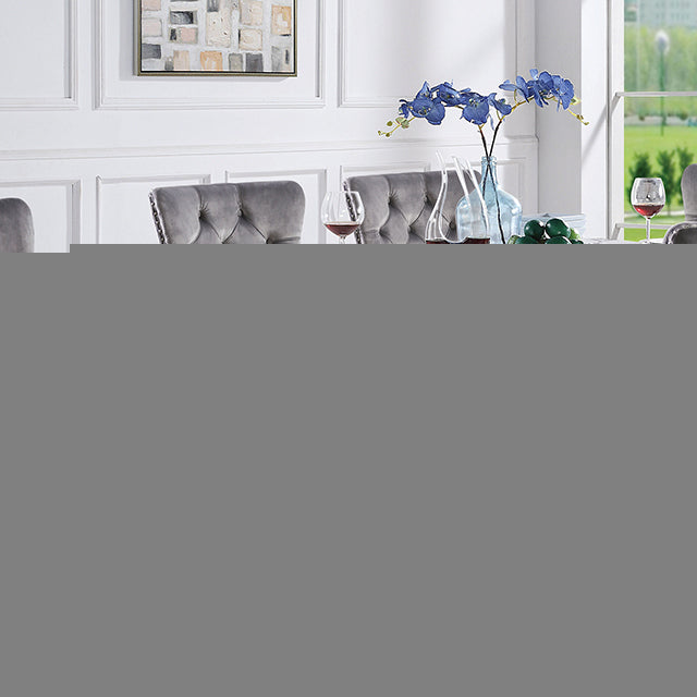 Valdevers 7 Pc Dining Table Set - Mattress & Furniture Super Center (Tampa, FL)