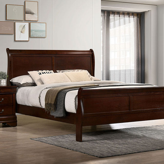 Louis Philippe Queen Bedroom Set - Mattress & Furniture Super Center (Tampa, FL)