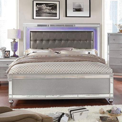 Brachium Queen Bedroom Set Silver - Mattress & Furniture Super Center (Tampa, FL)