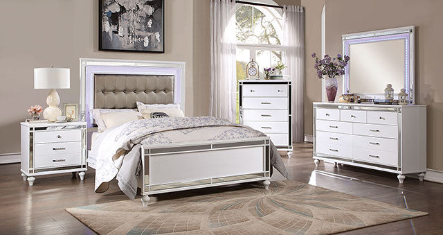 Brachium Queen Bedroom Set Silver - Mattress & Furniture Super Center (Tampa, FL)