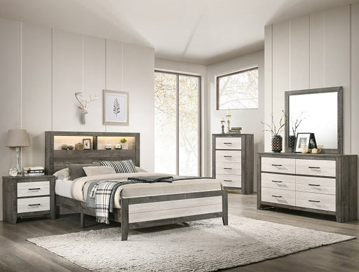 Crown Mark Furniture Rhett 4 Drawer Chest in Gray image