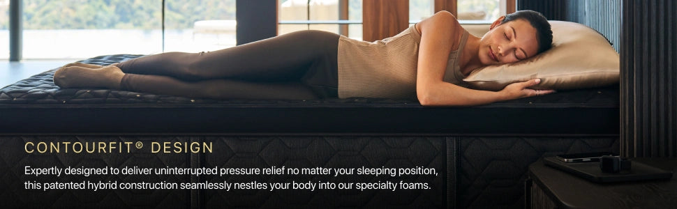 Beautyrest BlackÂ® Series Two 14.5" Hybrid Medium Apex Top Mattress