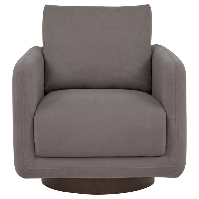 Iris Upholstered Swivel Accent Chair