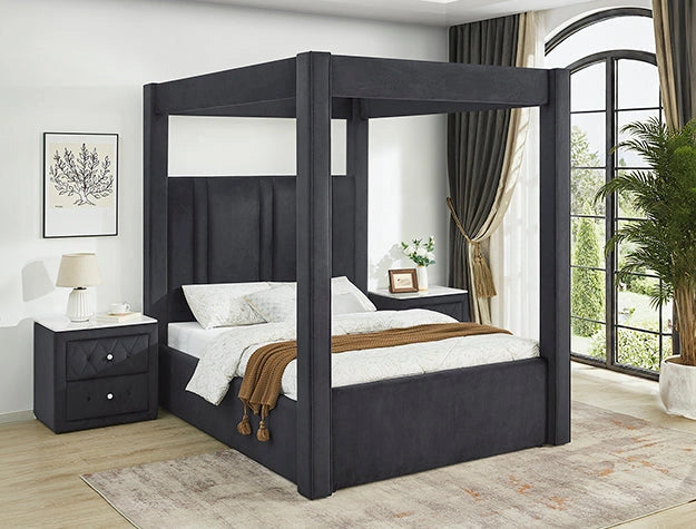 Jayla Queen Bed Black image