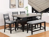 Crown Mark Furniture Frey Counter Height Table in Dark Brown image