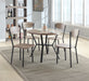 BLAKE 5PK ROUND DINING SET GREYWASH image