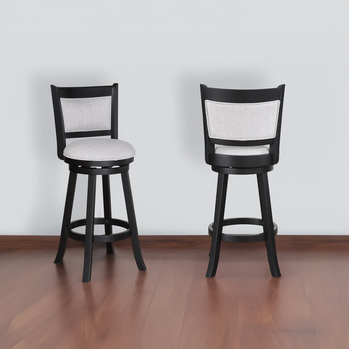 CECIL SWIVEL BAR STOOL DOVE K/D image