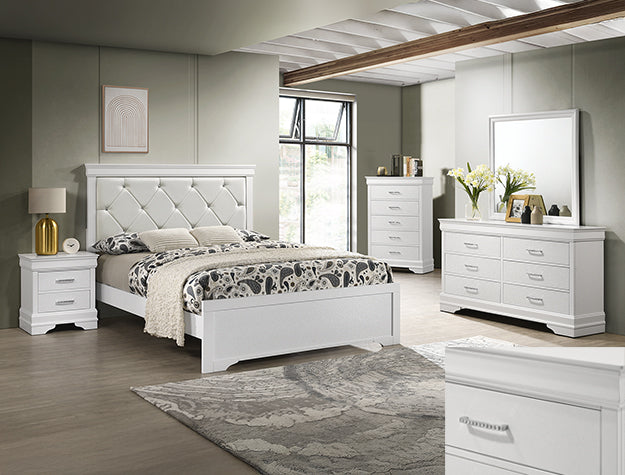 Amalia Night Stand White