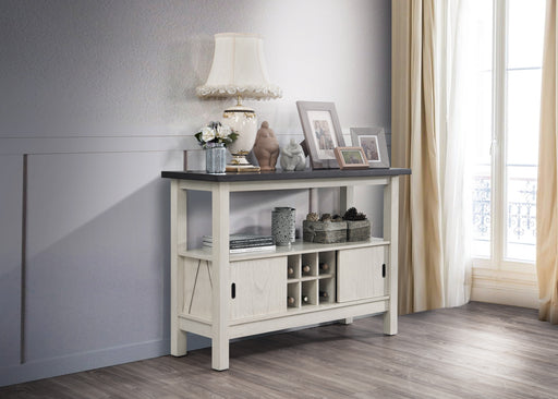 MARIBELLE SERVER CHALK WARM GREY - Mattress & Furniture Super Center (Tampa, FL)