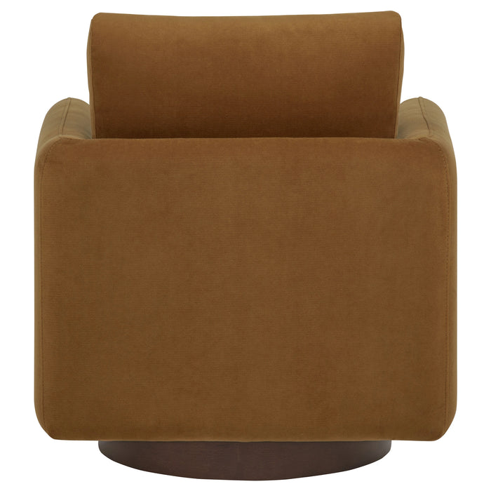 Iris Upholstered Swivel Accent Chair