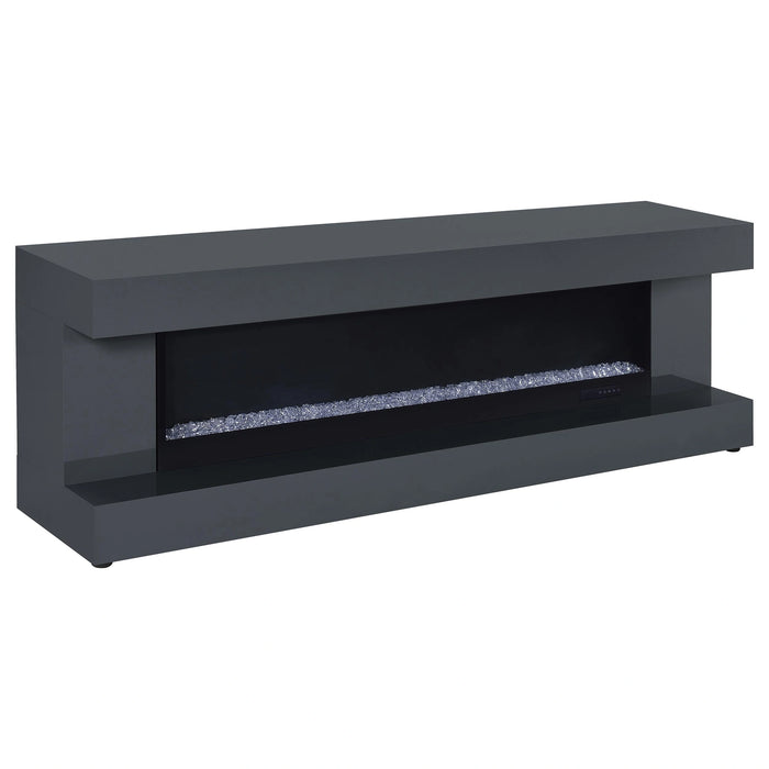 Mallory TV Stand Fireplace Console