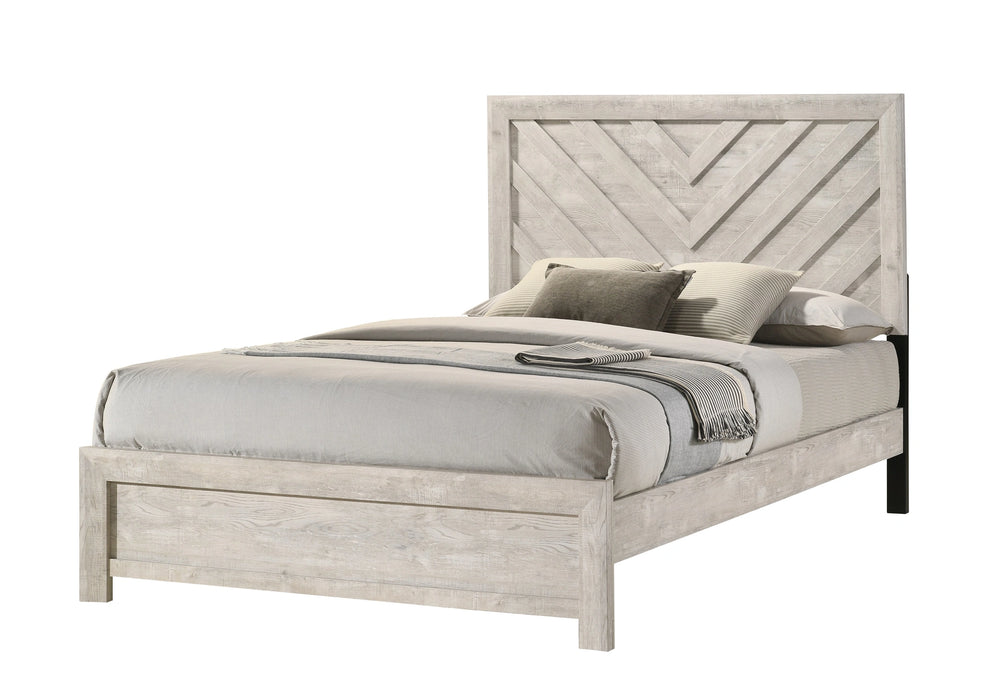 Crown Mark Furniture Valor Queen Panel Bed in Gray B9330-Q image