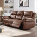 Ryland Sofa W/Pwr Fr- Brown