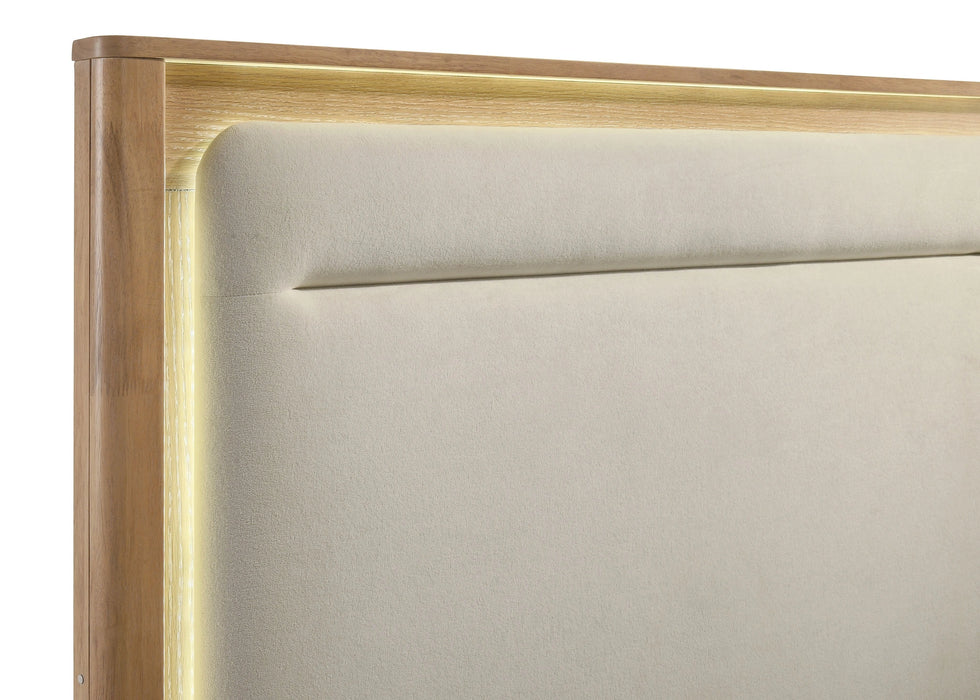 Leanne LED Panel Bed