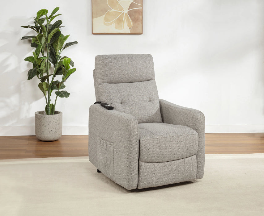 Dayes Upholstered Power Lift Recliner Chair