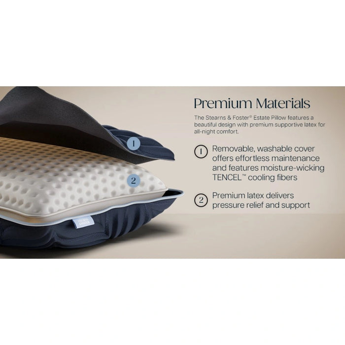Stearns and Foster Latex Pillow