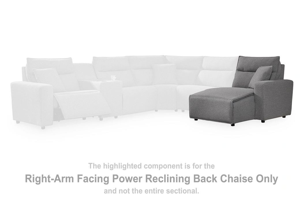 Modmax II Power Reclining Sectional with Chaise and Audio System