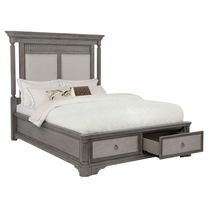 Cresswell Upholstered Storage Platform Bed