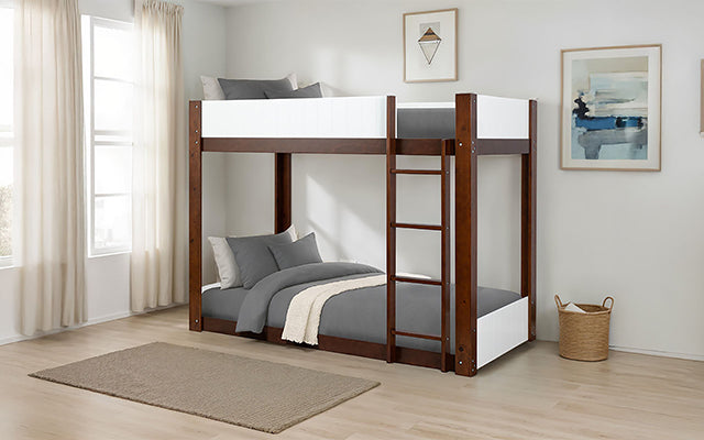 Terri Twin/Twin Bunk Bed+Mattress - Mattress & Furniture Super Center (Tampa, FL)