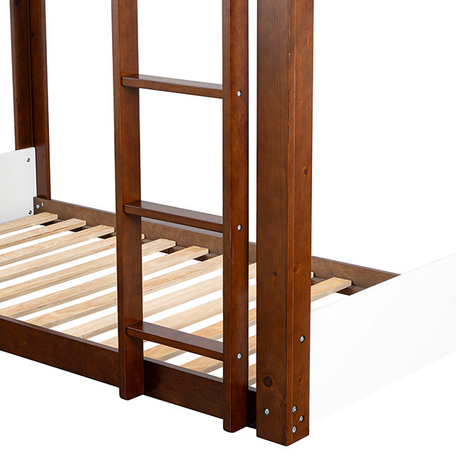 Terri Twin/Twin Bunk Bed+Mattress - Mattress & Furniture Super Center (Tampa, FL)