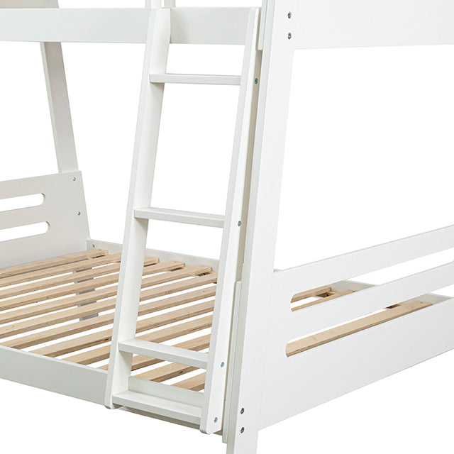 Kallen Twin/Full Bunk Bed+Mattress - Mattress & Furniture Super Center (Tampa, FL)