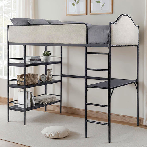 Forli Twin Loft Bed - Mattress & Furniture Super Center (Tampa, FL)
