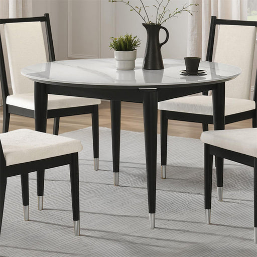 Maidstone Round Dining Table - Mattress & Furniture Super Center (Tampa, FL)