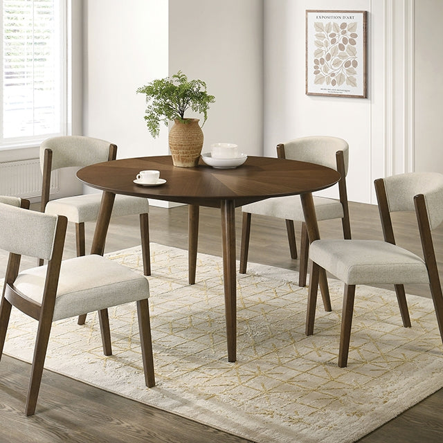 Raissa Dining Round Table - Mattress & Furniture Super Center (Tampa, FL)