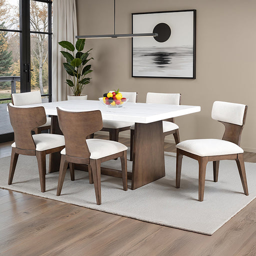 Caerwys 7 Pc Dining Table Set - Mattress & Furniture Super Center (Tampa, FL)