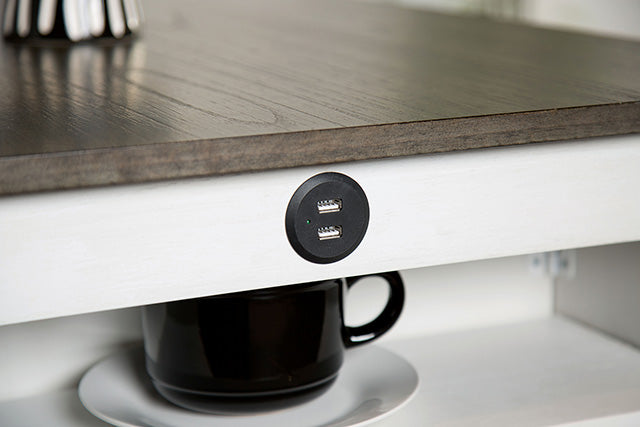 Lescles 3 Pc Counter Ht Set (1 Table + 2 Chairs) - Mattress & Furniture Super Center (Tampa, FL)