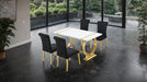 Holstebro 5 Pc 60" Dining Table Set - Mattress & Furniture Super Center (Tampa, FL)