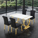 Holstebro 5 Pc 60" Dining Table Set - Mattress & Furniture Super Center (Tampa, FL)