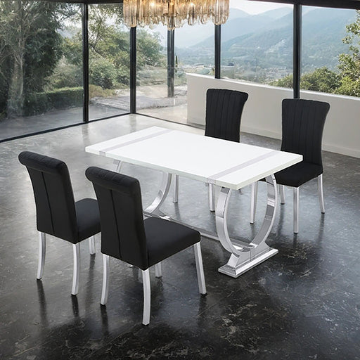 Holstebro 5 Pc 60" Dining Table Set - Mattress & Furniture Super Center (Tampa, FL)