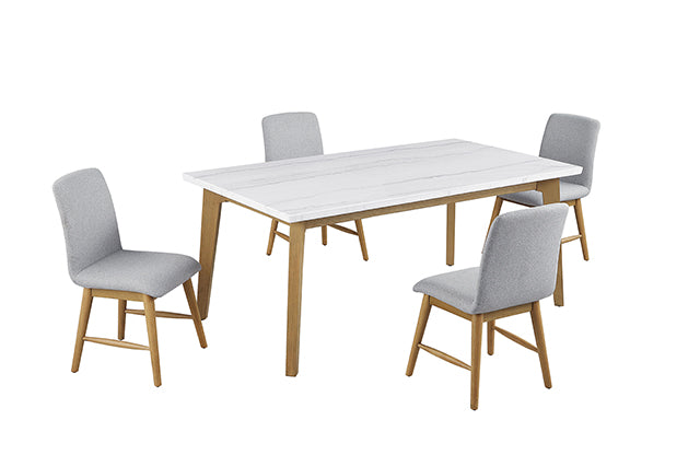 Mandier 5 Pc. Dining Table Set - Mattress & Furniture Super Center (Tampa, FL)
