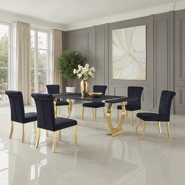 Horley 7 Pc. Dining Table Set - Mattress & Furniture Super Center (Tampa, FL)